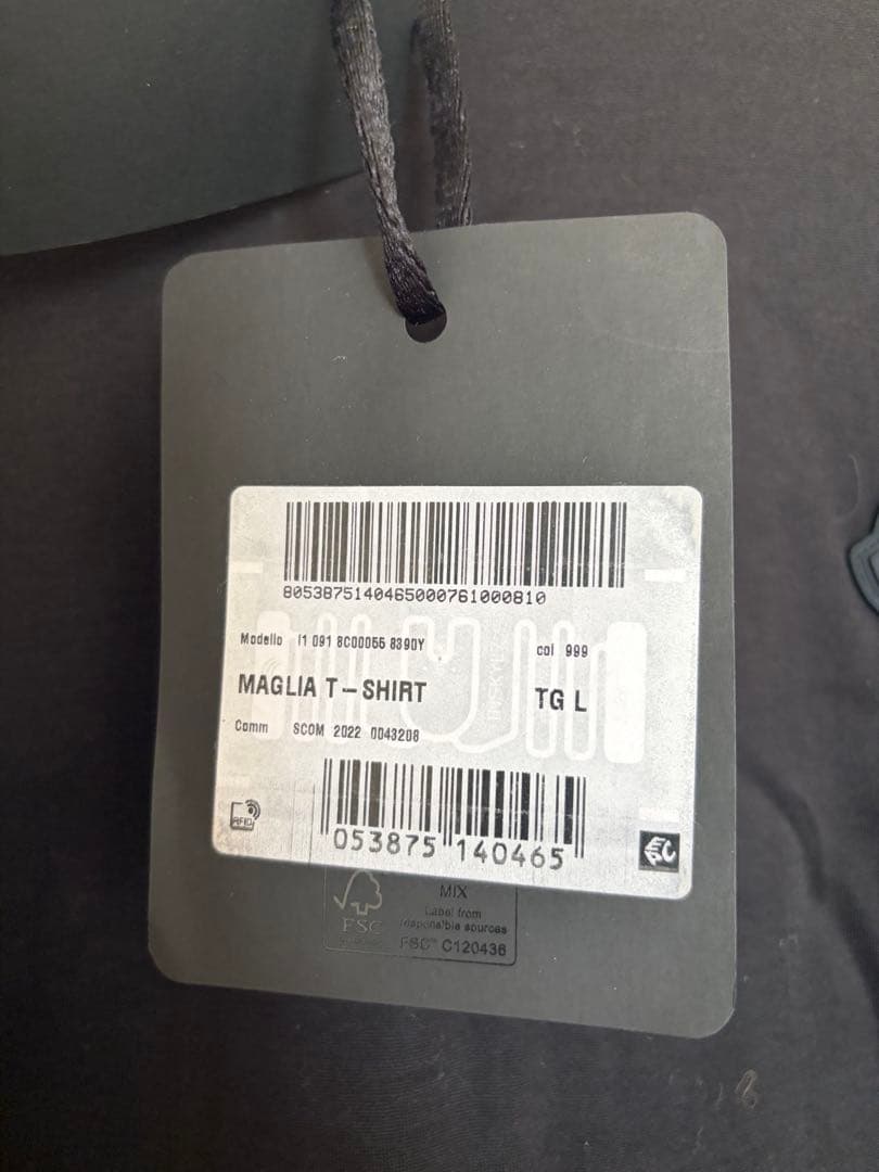 MONCLER ユニットブラック Tシャツ