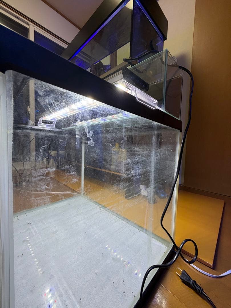 直接引き取り6045ガラス水槽 リフジウム水槽 その他おまけ付き