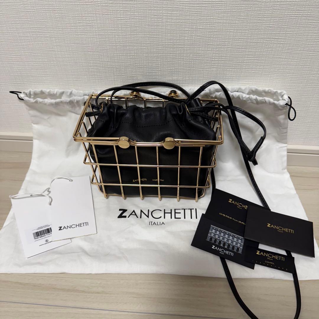 【極美品✨】ZANCHETTI ザンチェッティ マーケットレザーバック