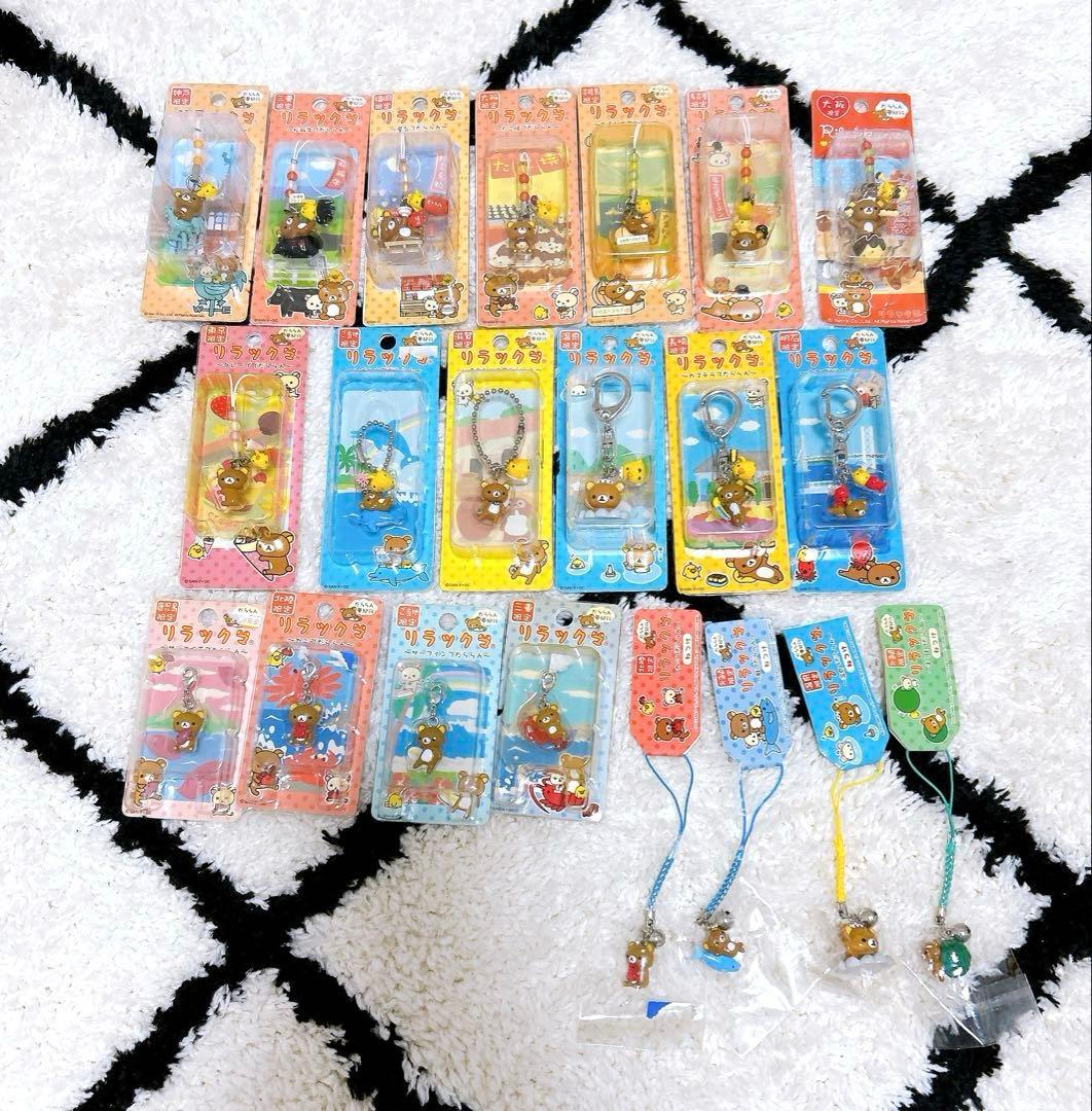リラックマ ご当地ストラップ 根付け だららん夢紀行 まとめ売り