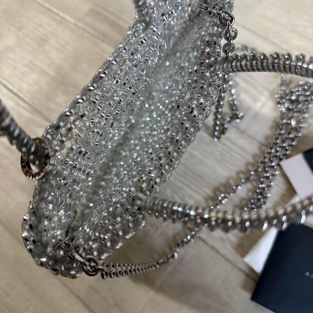 アンテプリマ　スタンダードミニアトゥーラ　ワイヤーバッグ　シルバー