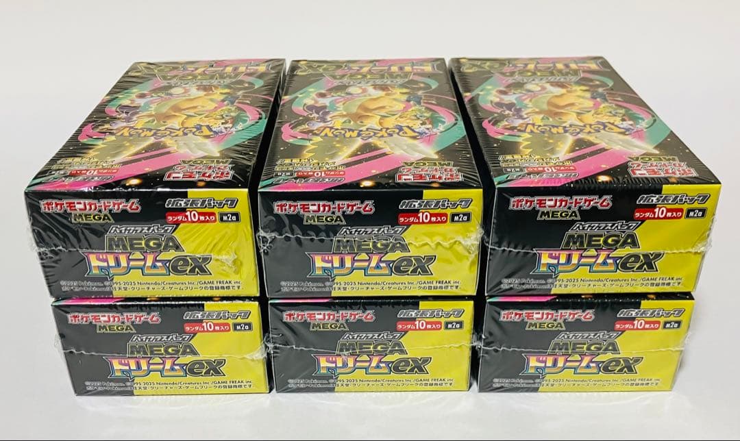 【新品未開封】ポケモンカード MEGAドリームEX 6BOX シュリンク付き