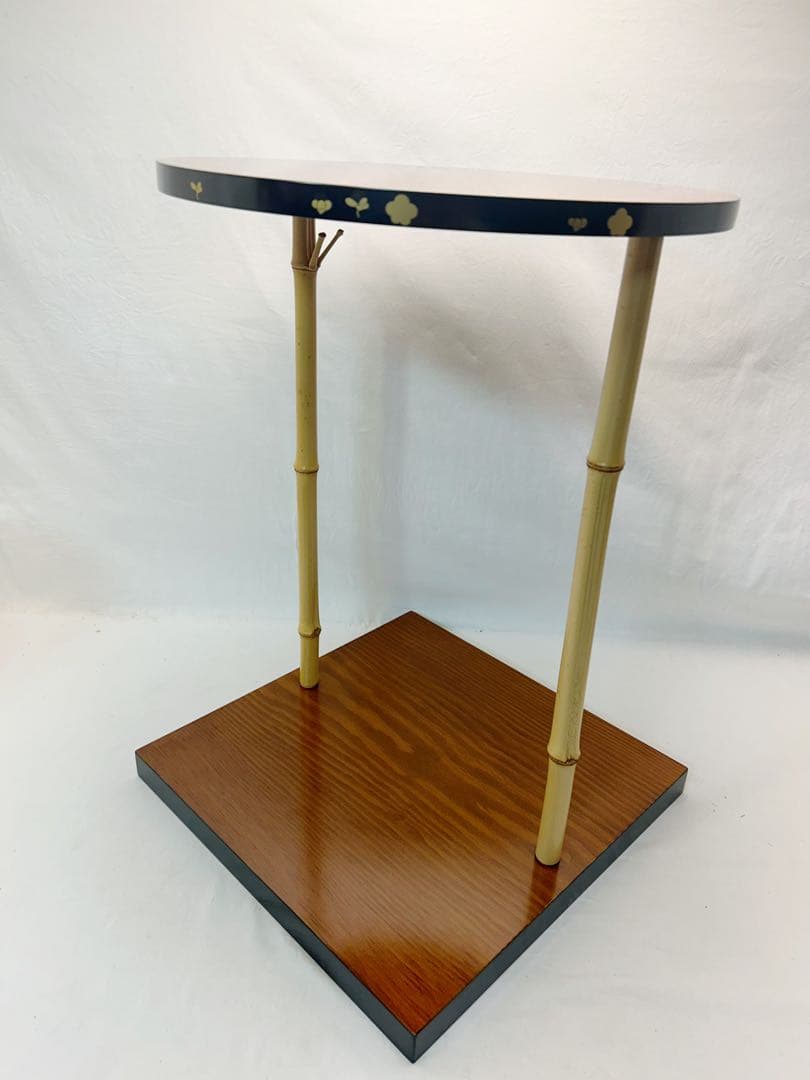 未使用 茶道具 三友棚 三千家好み 梅蒔絵 組み立式 元箱