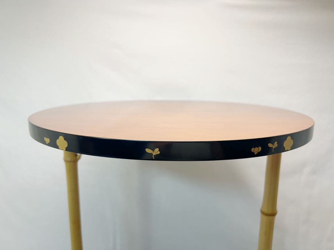 未使用 茶道具 三友棚 三千家好み 梅蒔絵 組み立式 元箱