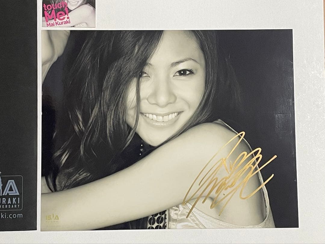 倉木麻衣 直筆サイン入りブロマイド touch Me! おまけ付き