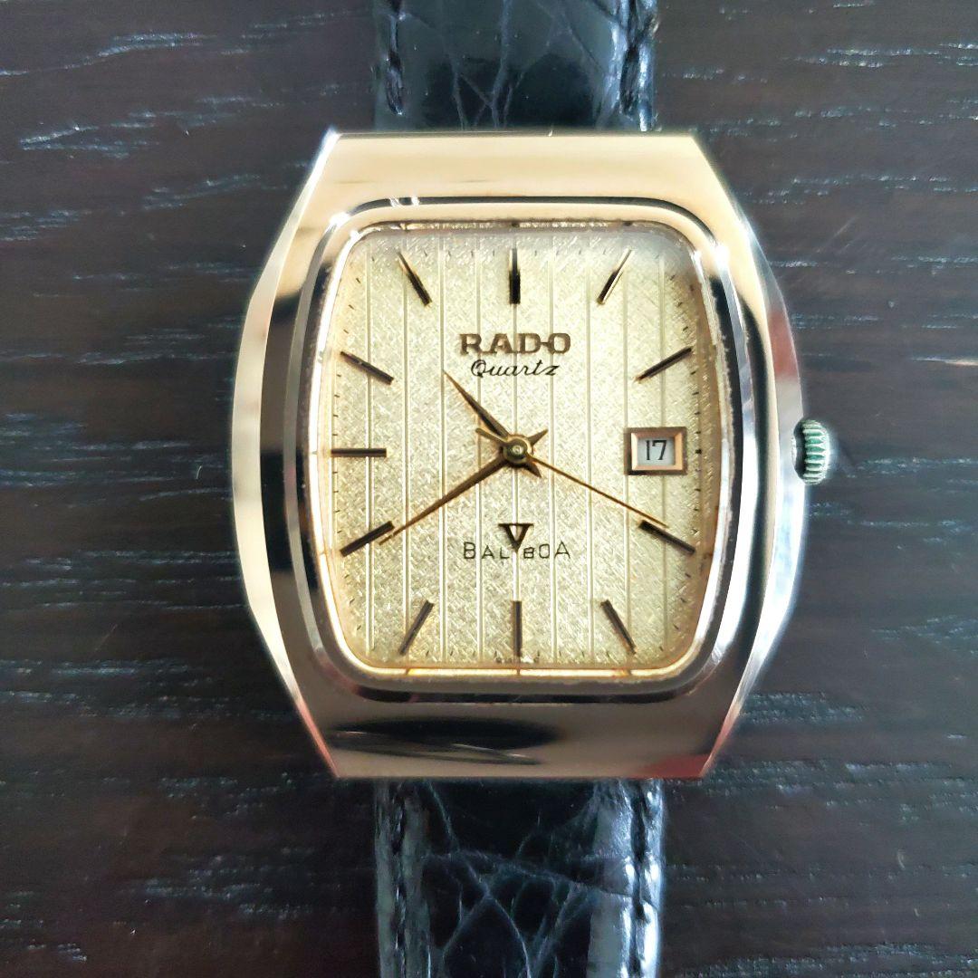 完動品 RADO ラドー BALBOA クォーツ 腕時計 デイト