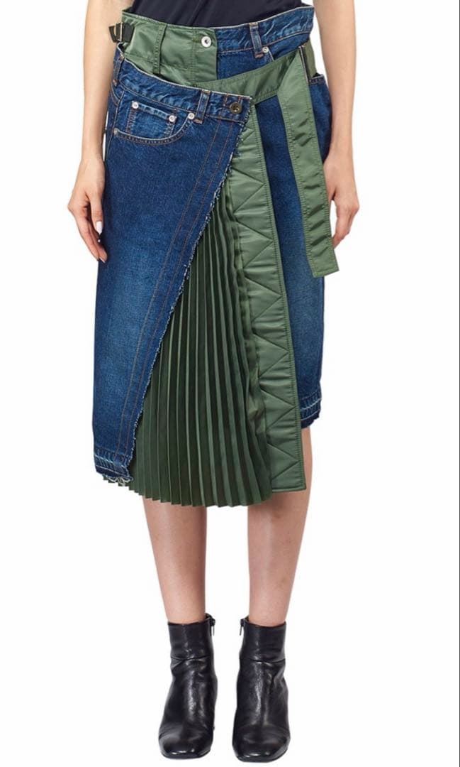 【定価79920円】sacai デニムドッキングスカート