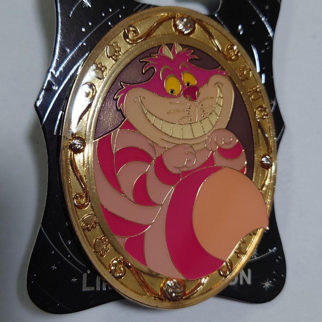 WDI ディズニー 不思議の国のアリス チェシャ猫 ポートレート ピンバッジ