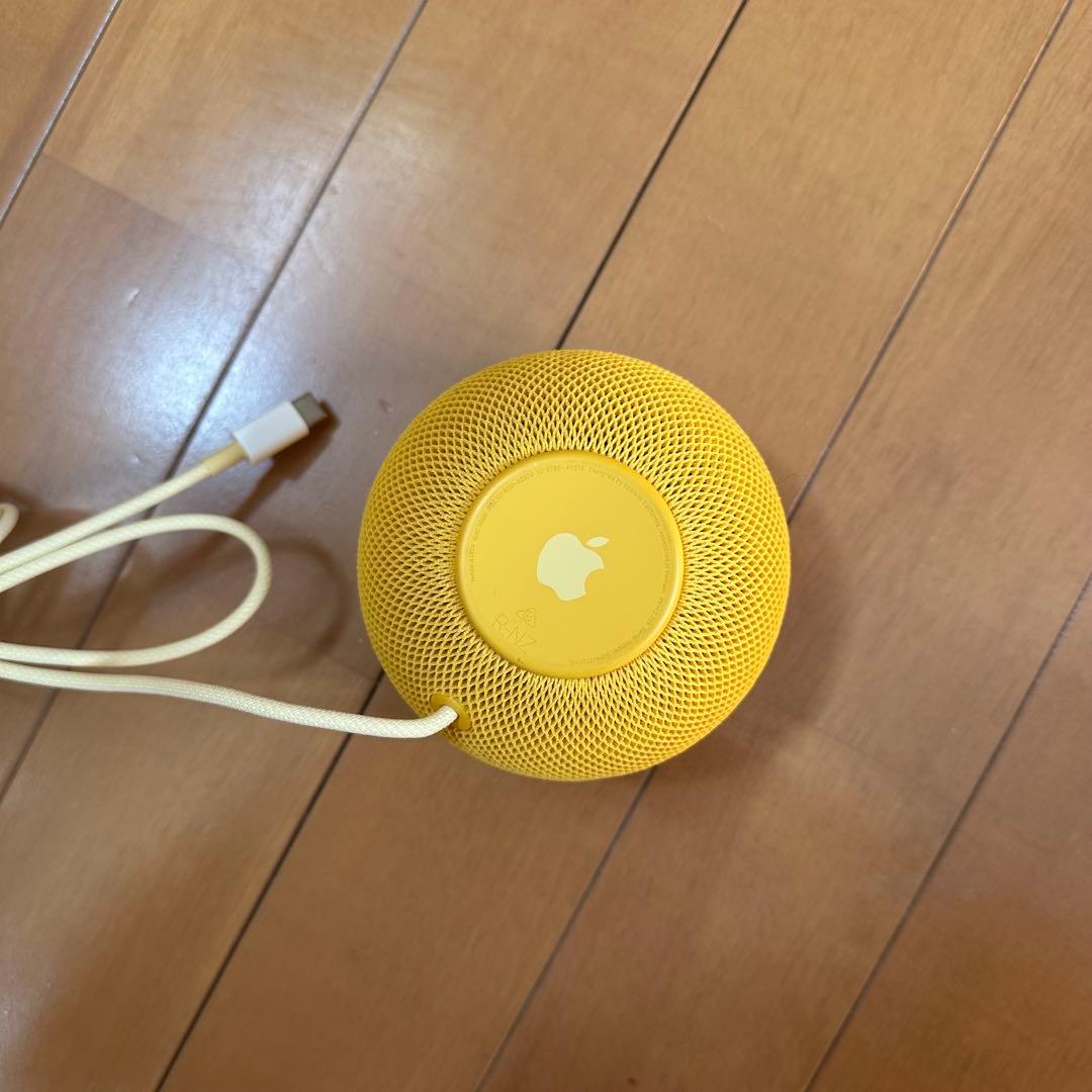 Apple pod mini スピーカー　イエロー