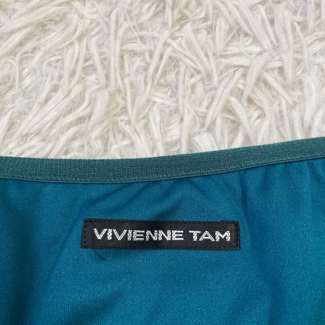 VIVIENNE TAM 花柄スカート グリーン XS モダン 華やか オシャレ