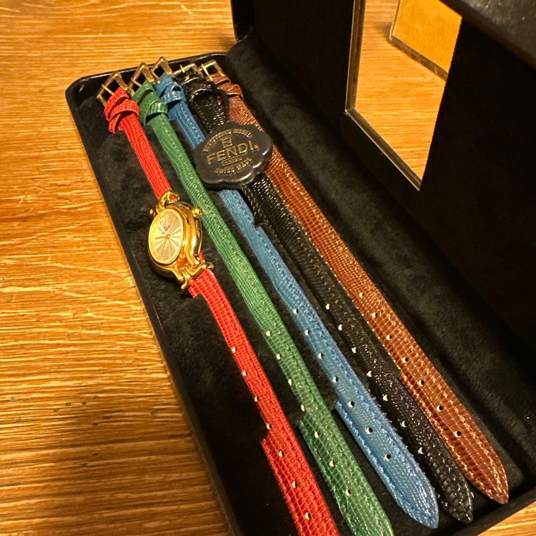 FENDI フェンディ カメレオン 640Lチェンジベルトレディース クォーツ