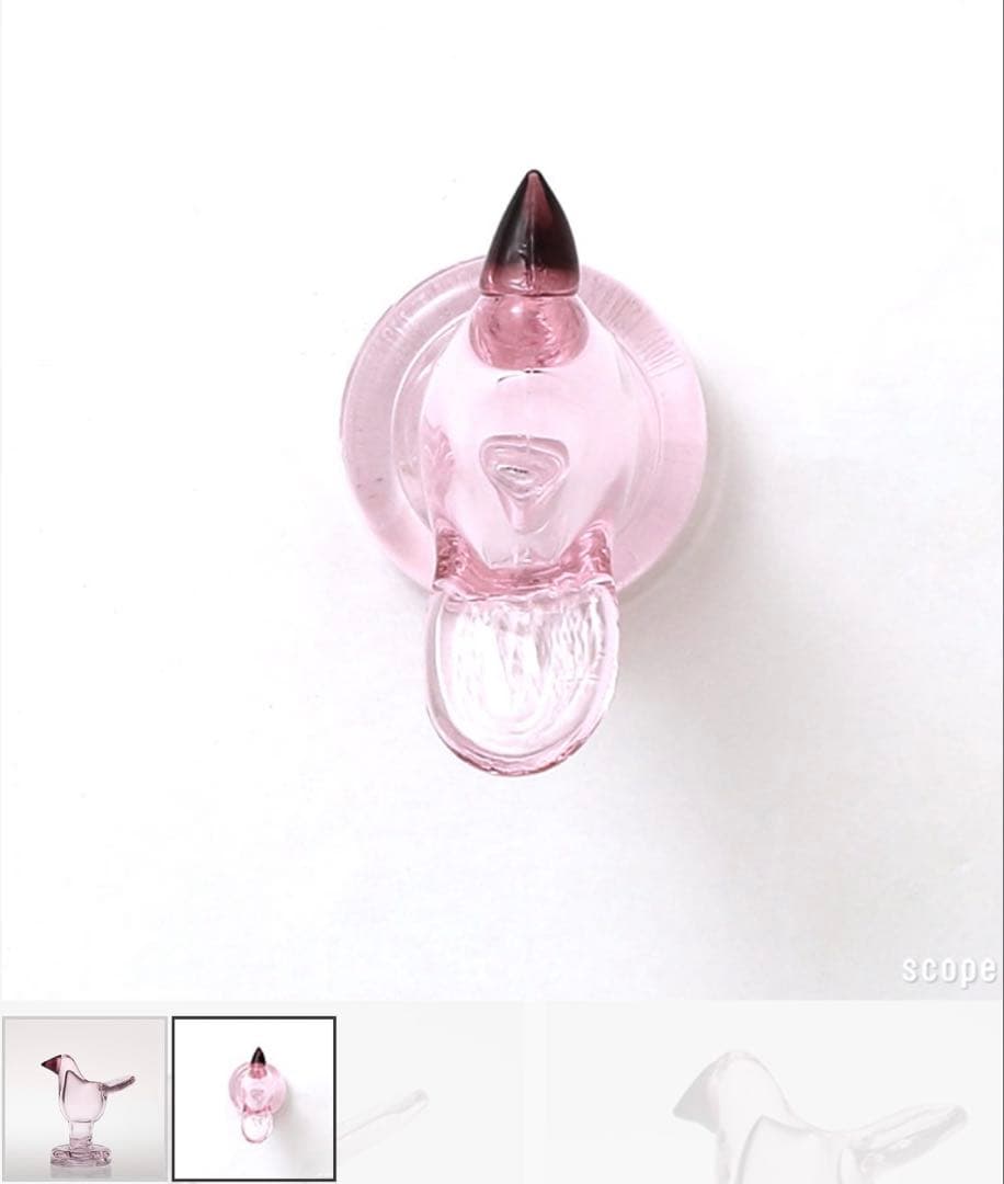 ピンク　シエッポ　ミニシエッポ脚付　スコープ　イッタラバード　オイバトイッカ