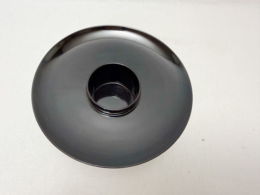 ほぼ未使用 懐石道具 木製盃台 引盃５客 利久型 セット 元箱