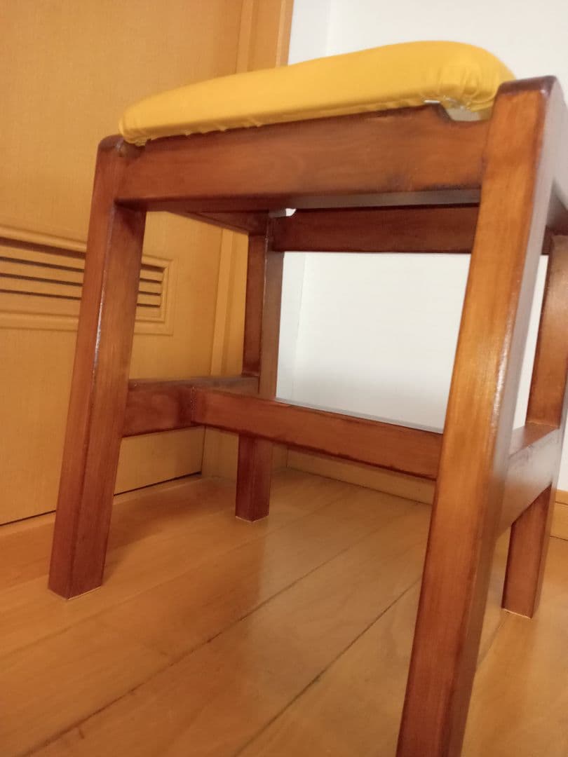 ゆったりスツール　（カラシ、紺）２脚