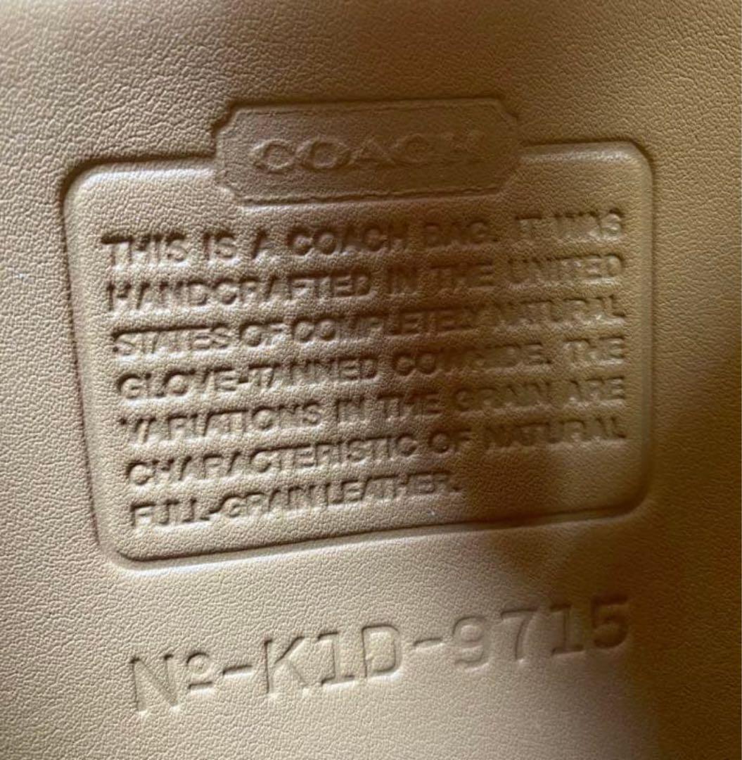 オールドコーチ coach キャメル ショルダーバッグ レザー