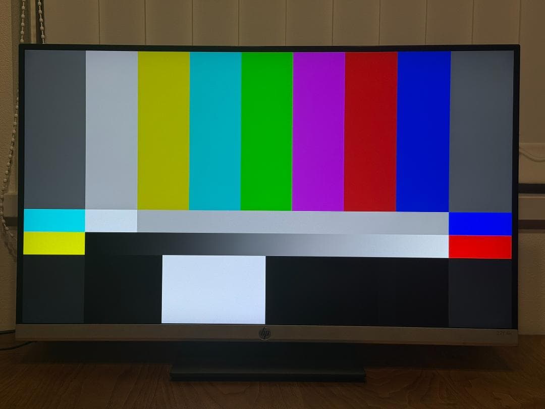 HP 27f 4k モニター本体