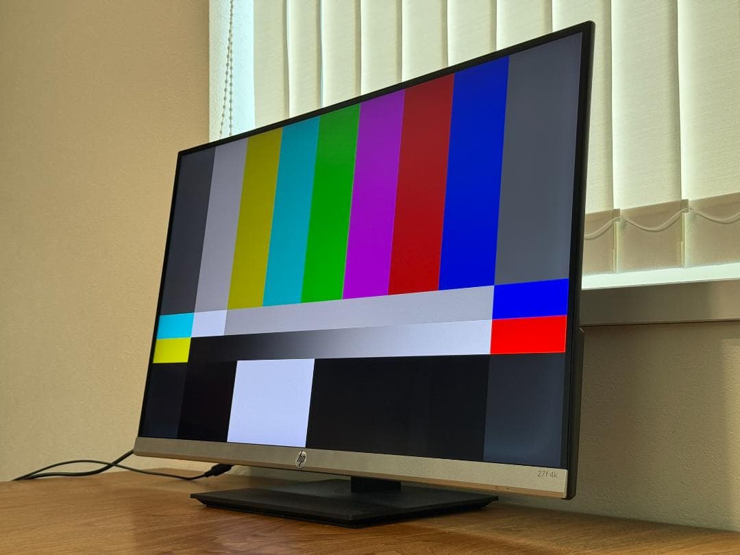 HP 27f 4k モニター本体