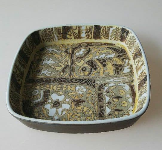 ヴィンテージ★ロイヤルコペンハーゲン★スクエアプレート★バッカ