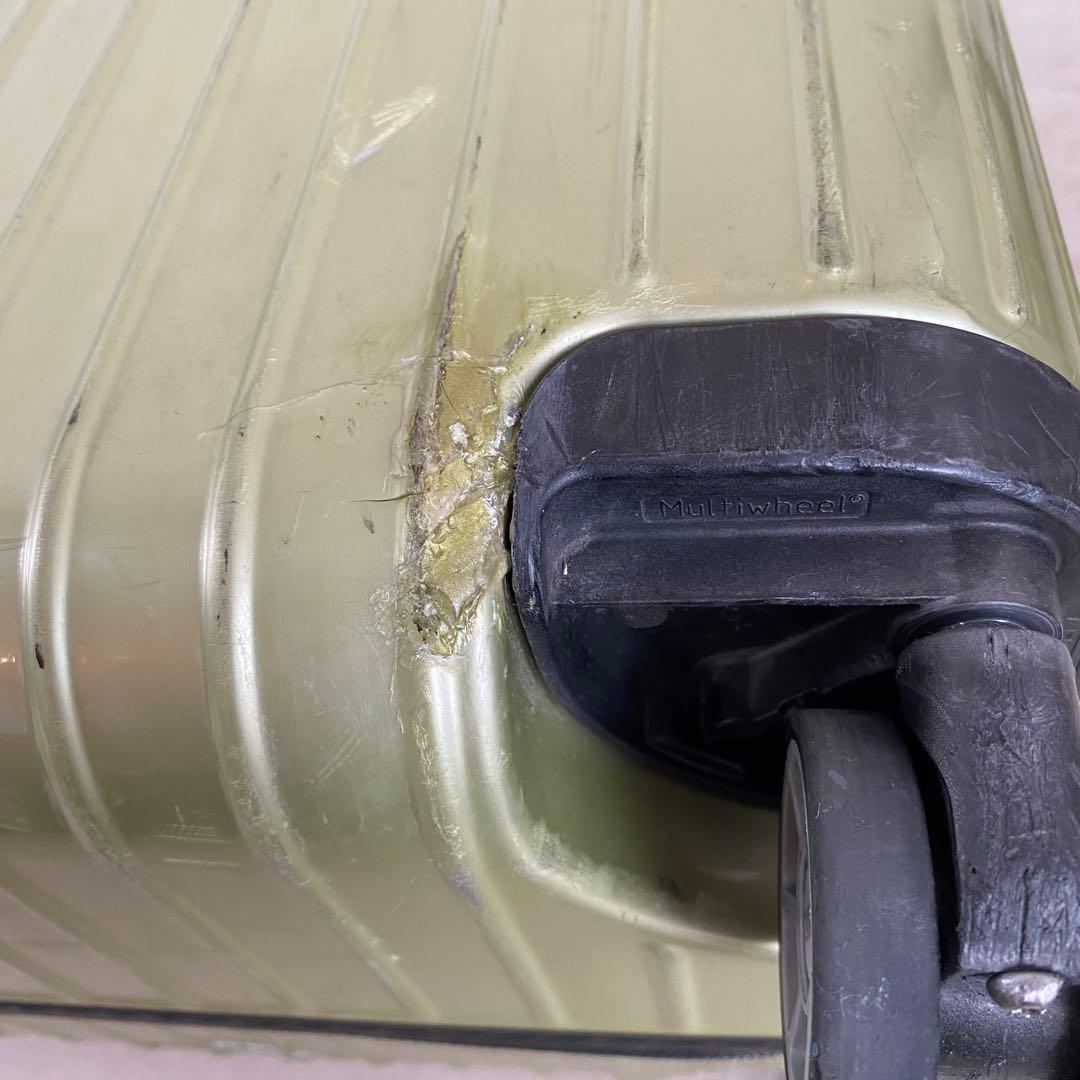 T*ん様 廃盤 リモワ サルサエアー 容量 91L 4輪 TSAロック ライムグ