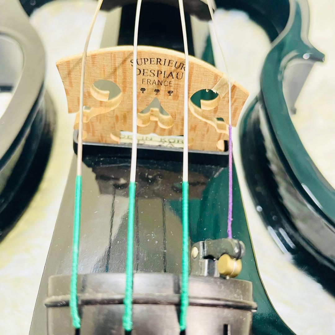 超美品　カルロジョルダーノ　サイレントバイオリン　EV-201 付属品多数