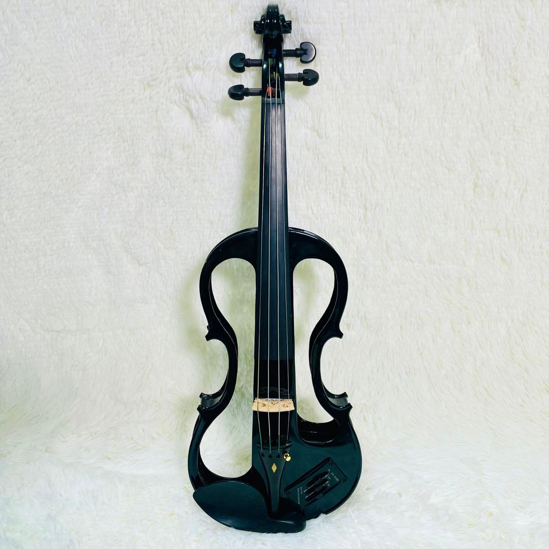 超美品　カルロジョルダーノ　サイレントバイオリン　EV-201 付属品多数