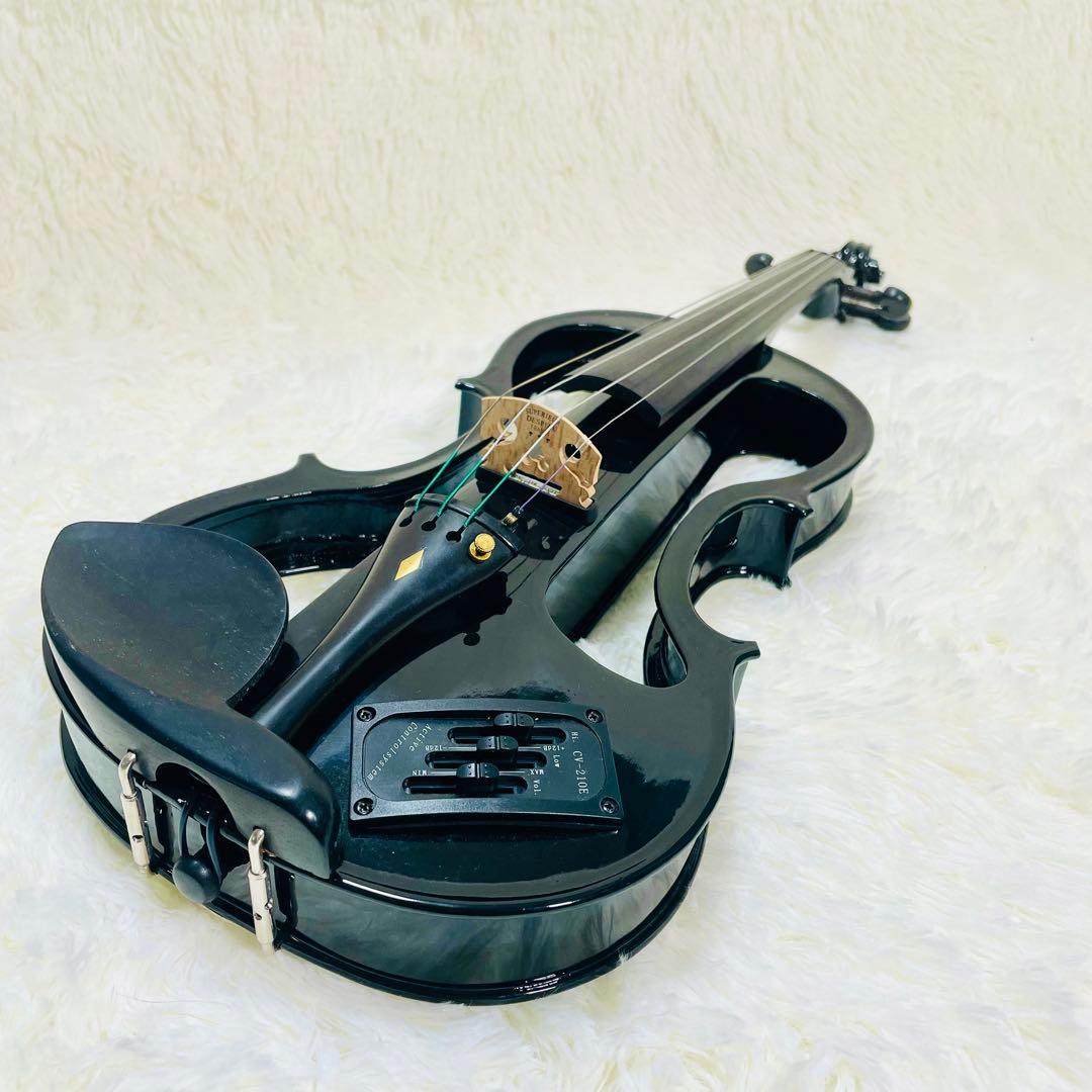 超美品　カルロジョルダーノ　サイレントバイオリン　EV-201 付属品多数