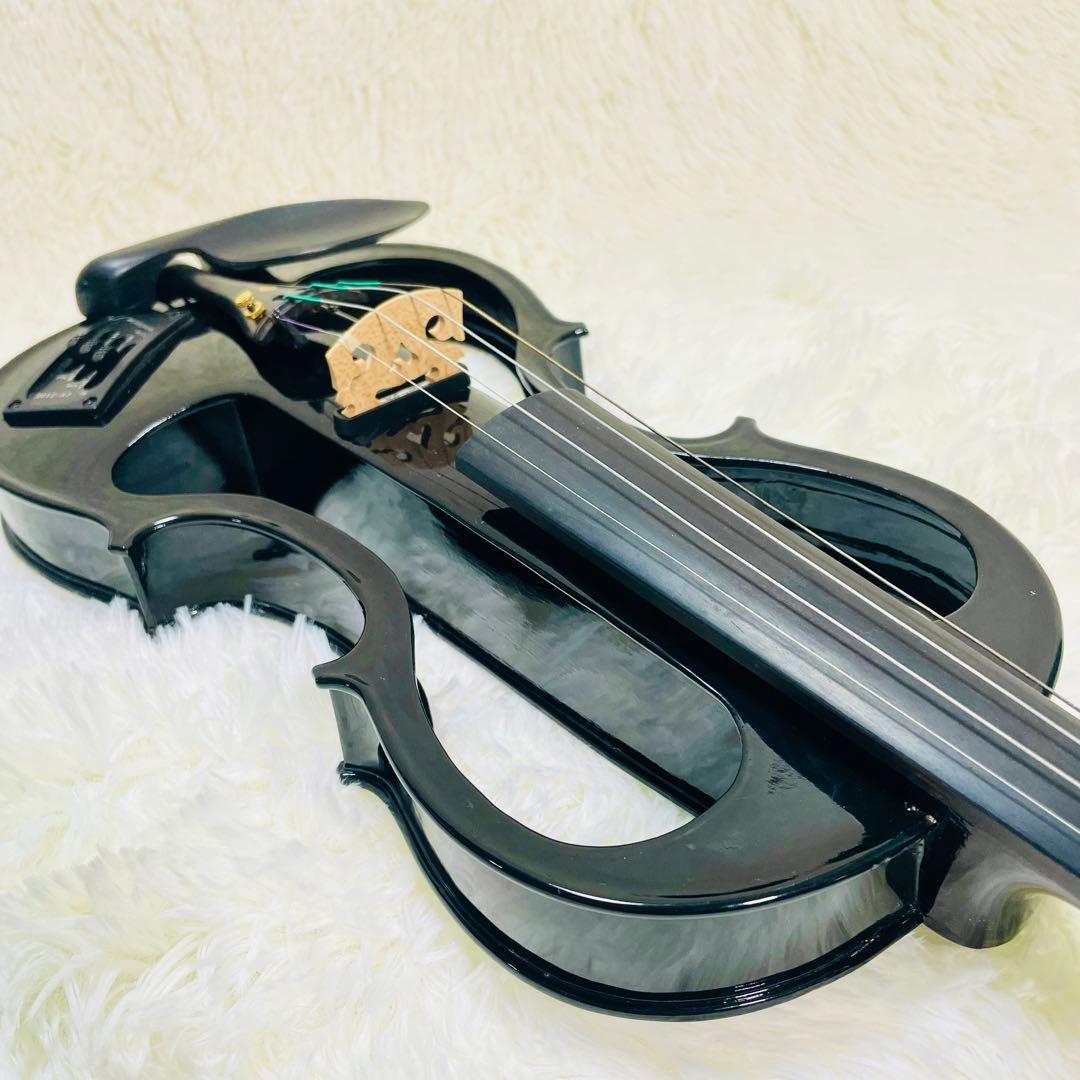 超美品　カルロジョルダーノ　サイレントバイオリン　EV-201 付属品多数