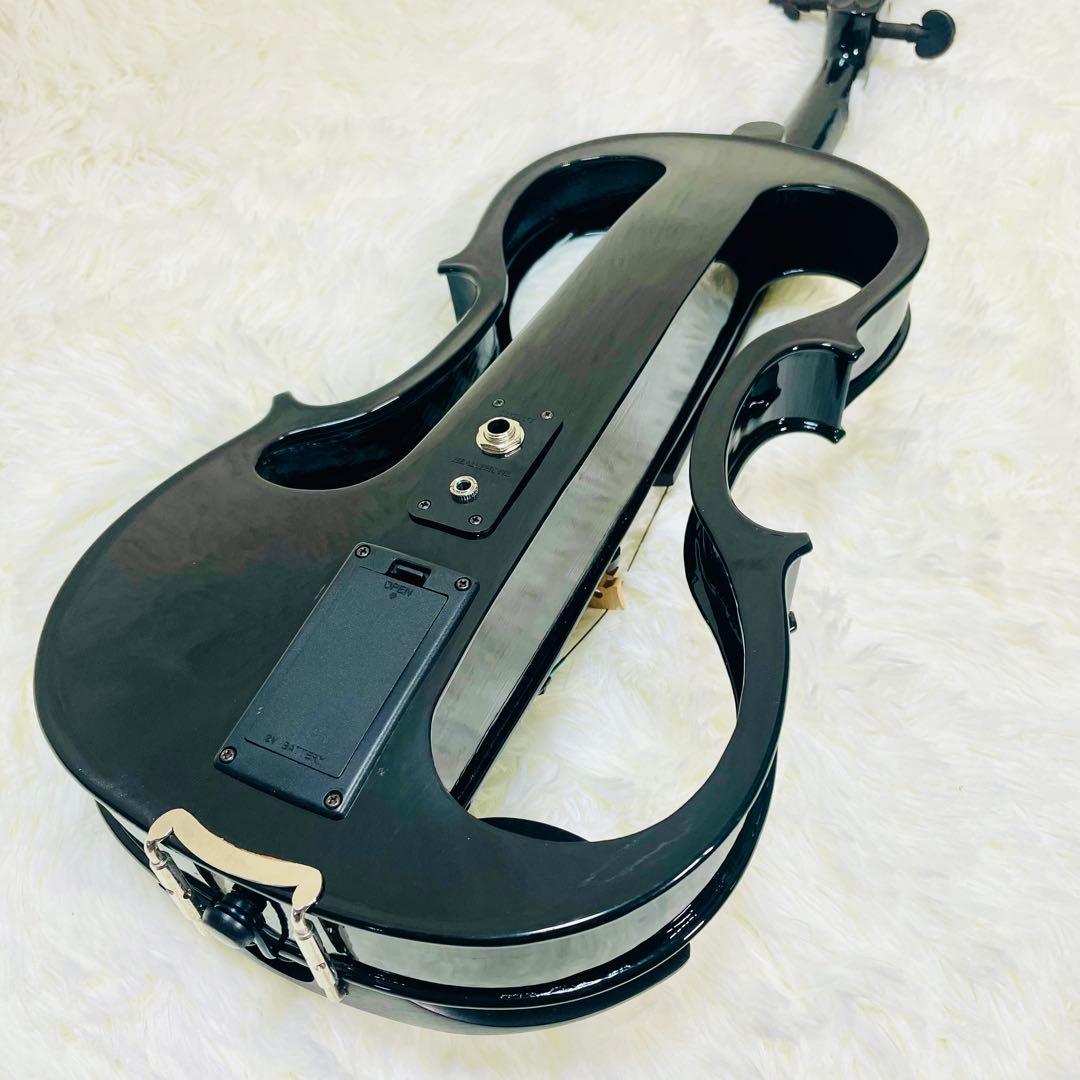 超美品　カルロジョルダーノ　サイレントバイオリン　EV-201 付属品多数