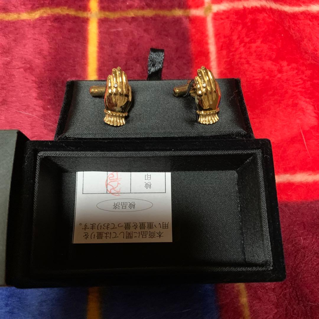 MADARANINGEN ボタンカフス　ゴールド　未使用　DIR EN GREY