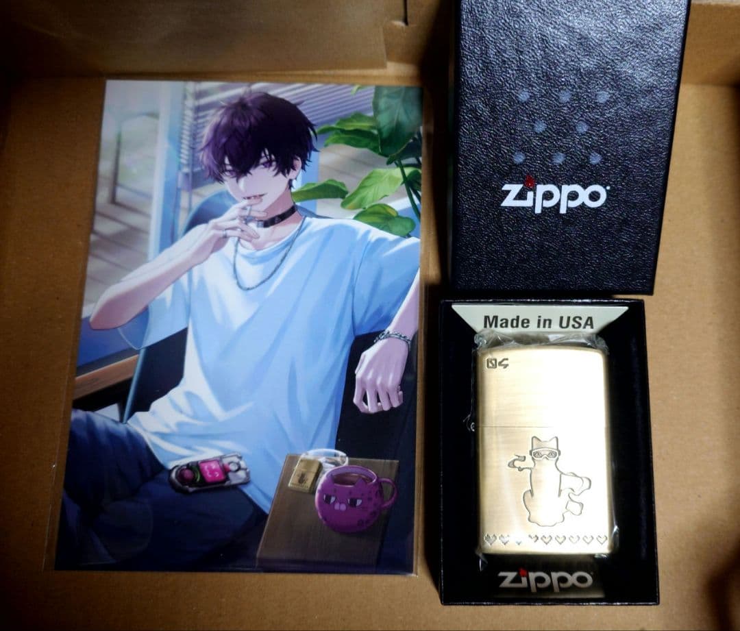 にじさんじ ZIPPOコラボ 佐伯イッテツ ライター ポストカード