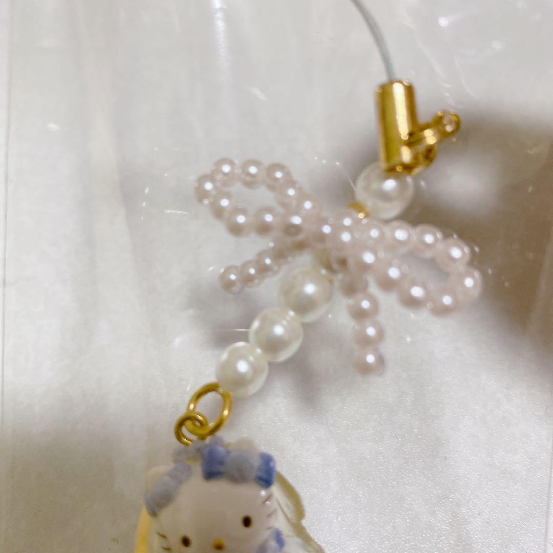 激レア！ウエディング　ハローキティ　2001年　ブルー　ストラップ　サンリオ