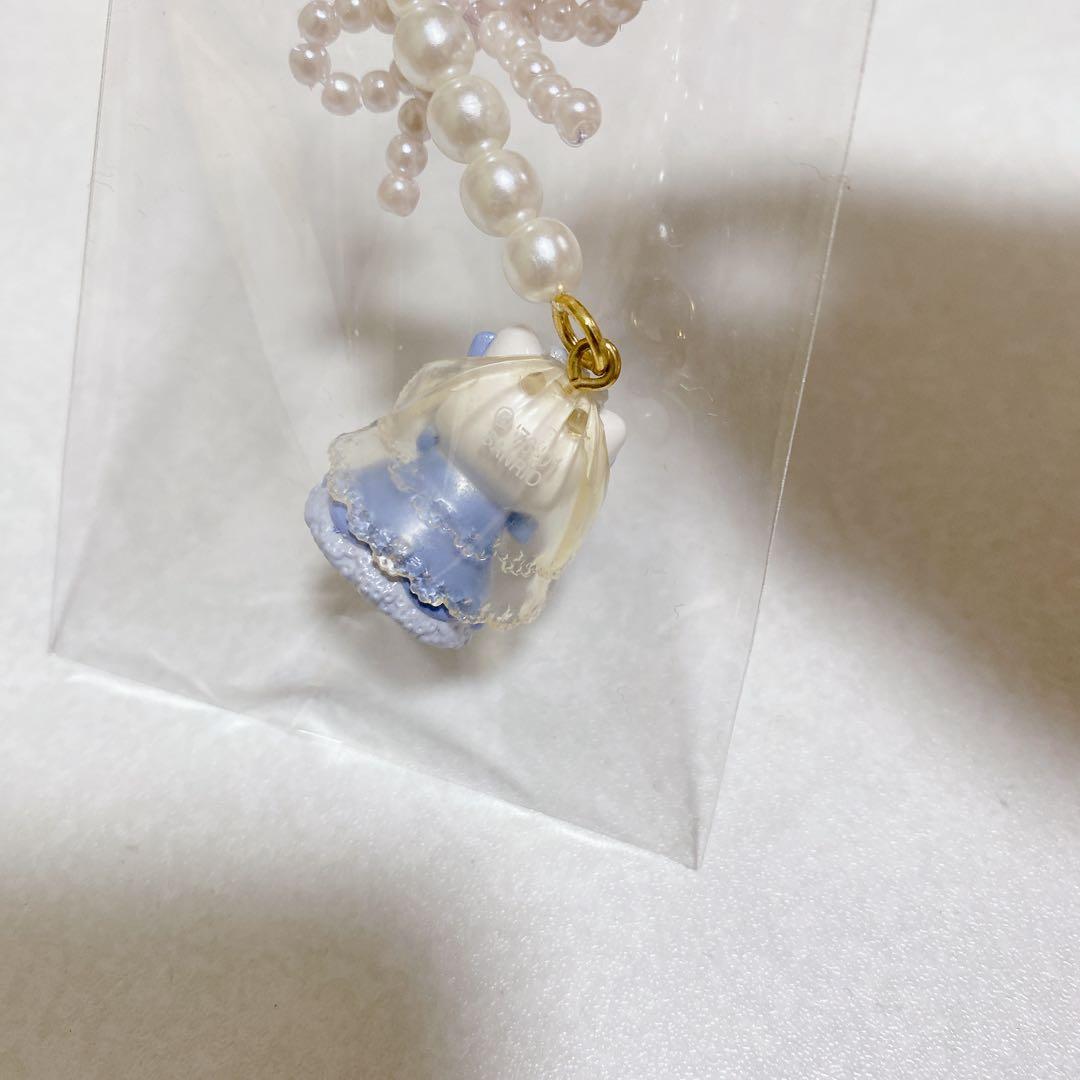 激レア！ウエディング　ハローキティ　2001年　ブルー　ストラップ　サンリオ