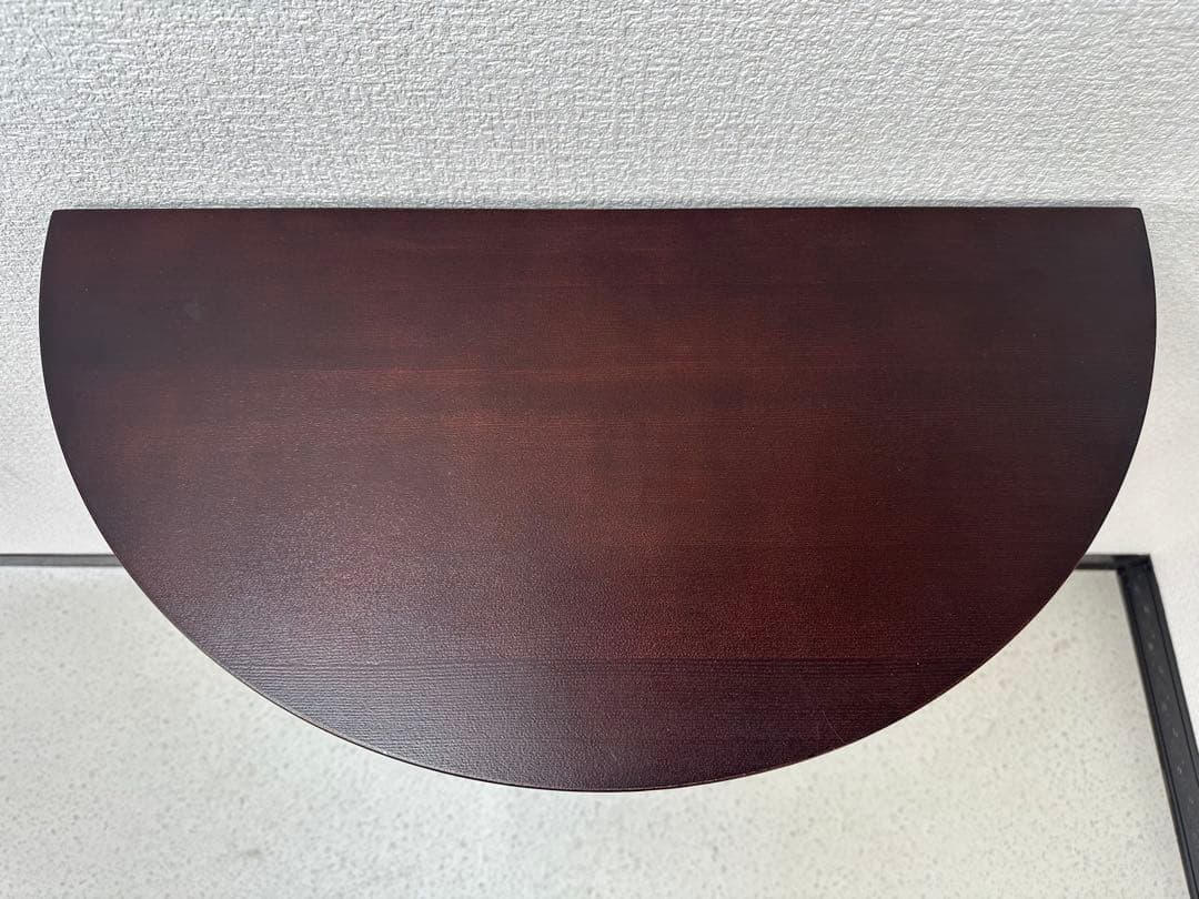 展示品 モダンスタイル ハーフムーン コンソール サイドテーブル※i4※