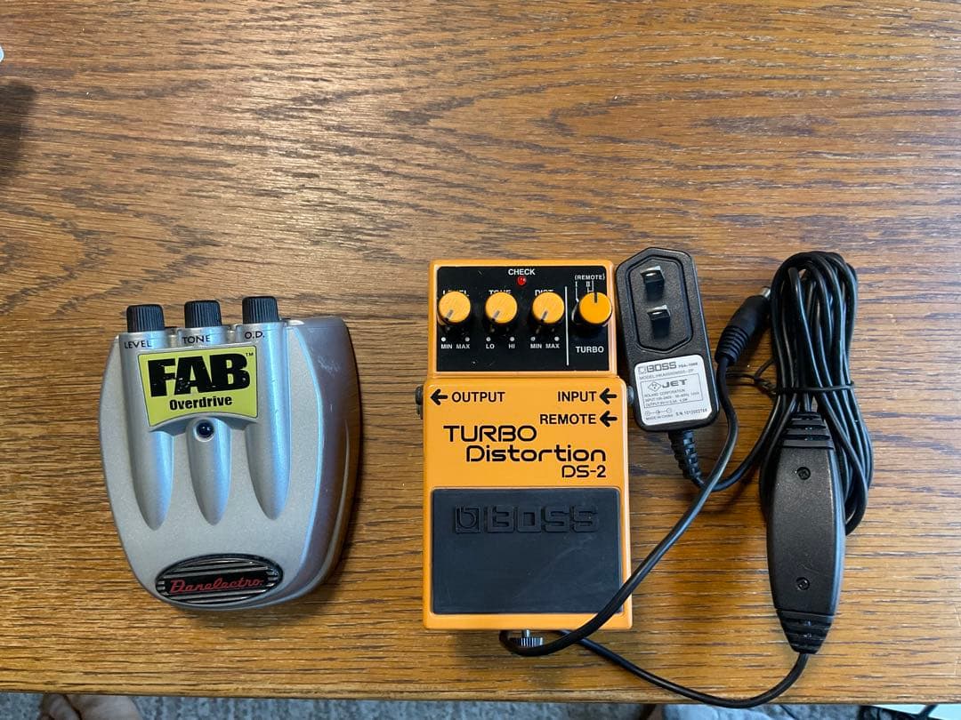 BOSS DS-2 Turbo Distortion & FAB ODセット