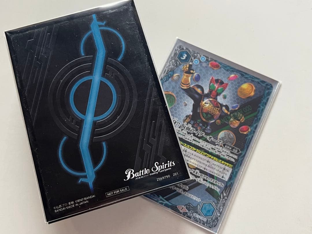 仮面ライダーオーズ　アンク　コアメダル　スリーブ　差し替えカード付き