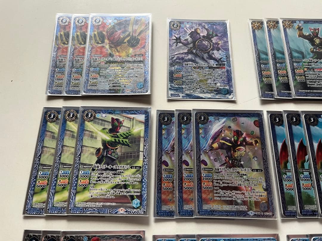 仮面ライダーオーズ　アンク　コアメダル　スリーブ　差し替えカード付き