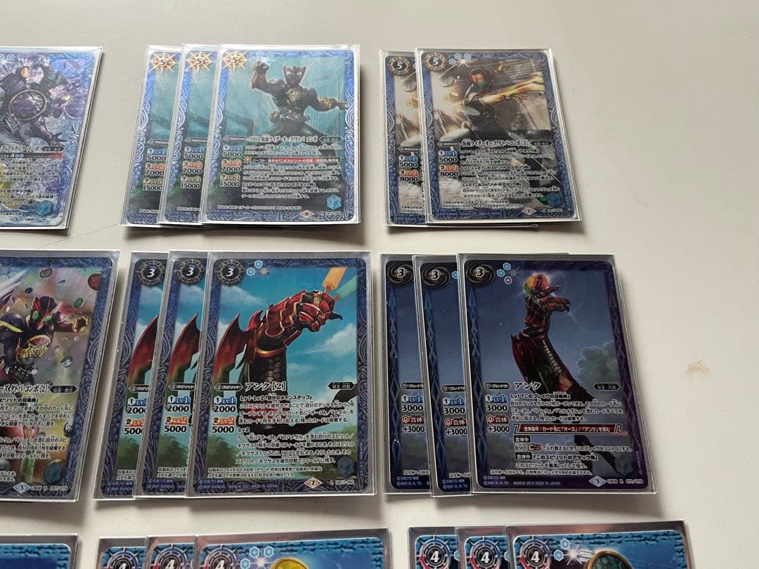 仮面ライダーオーズ　アンク　コアメダル　スリーブ　差し替えカード付き