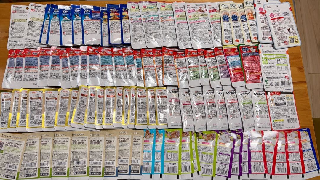 猫ちゃんのおやつ・ごはん115個　焼きかつお5個