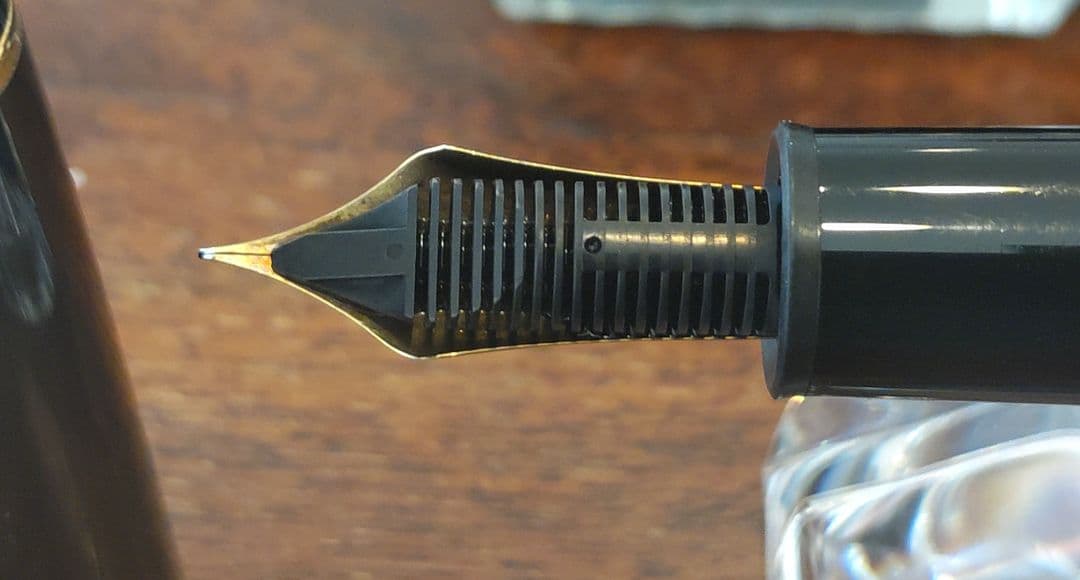 モンブラン149　Fニブ　細字 18K ミステリーブラック 新品インク付属