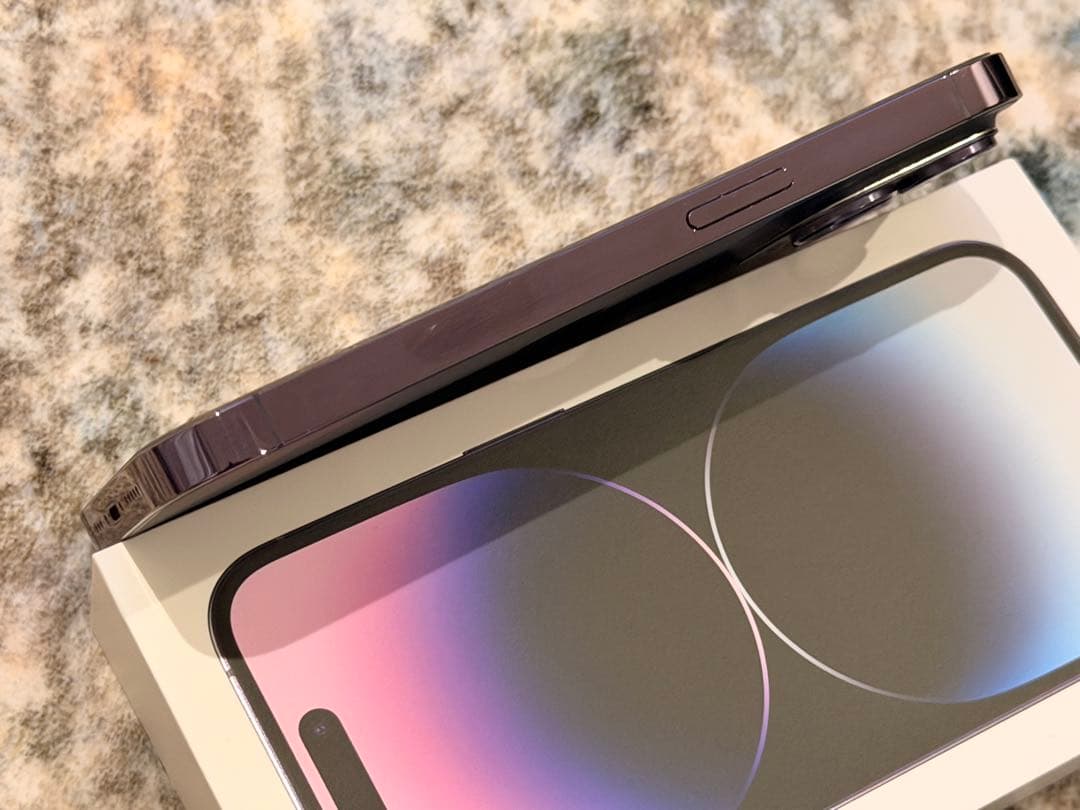 Apple iPhone 14 Pro SIMフリー　ディープパープル 本体＆箱