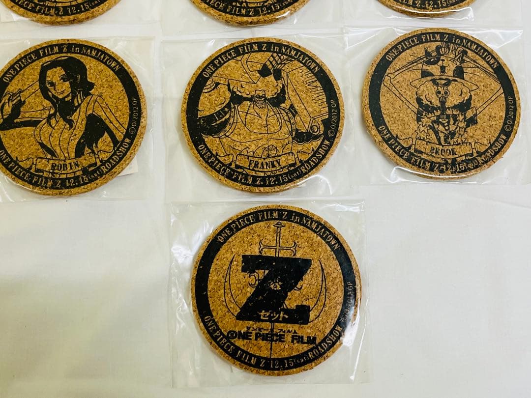 ワンピース FILM Z ナンジャタウン 限定 コルクコースター ナミ ロビン
