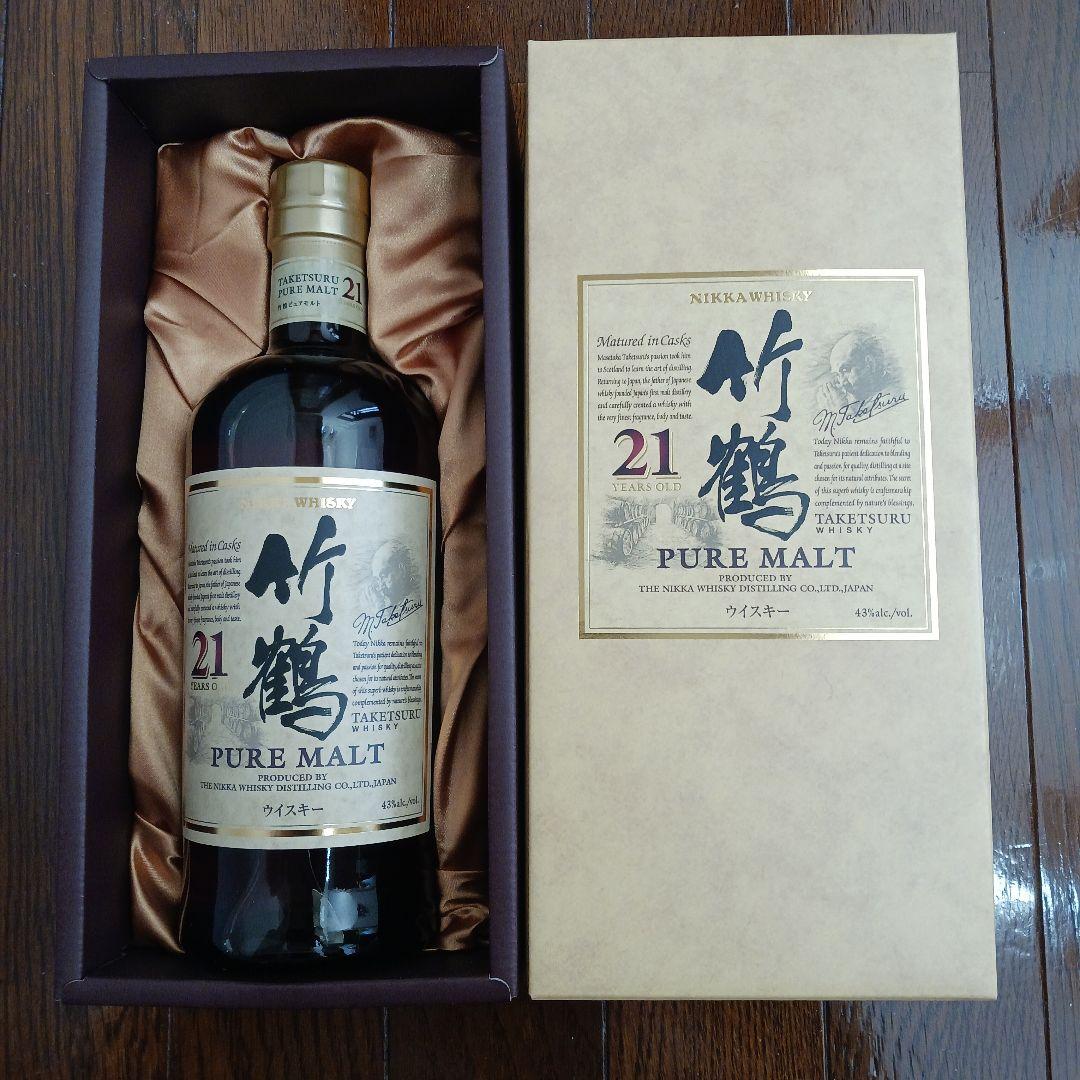 竹鶴 21年 ピュアモルト 700ml 43%