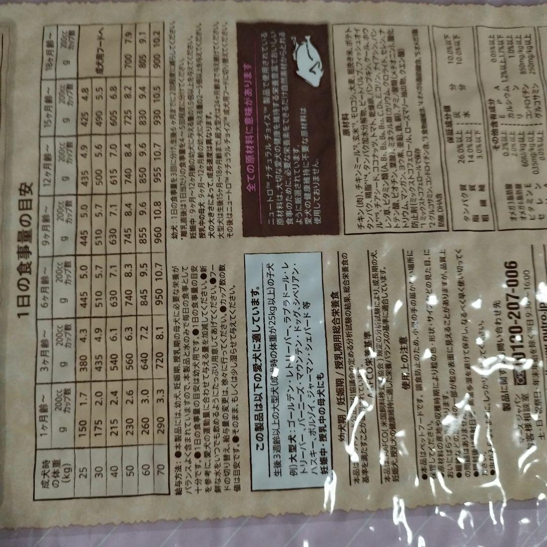 ニュートロ ナチュラル チョイス 子犬用 大型犬用 チキン&玄米　値下げ不可