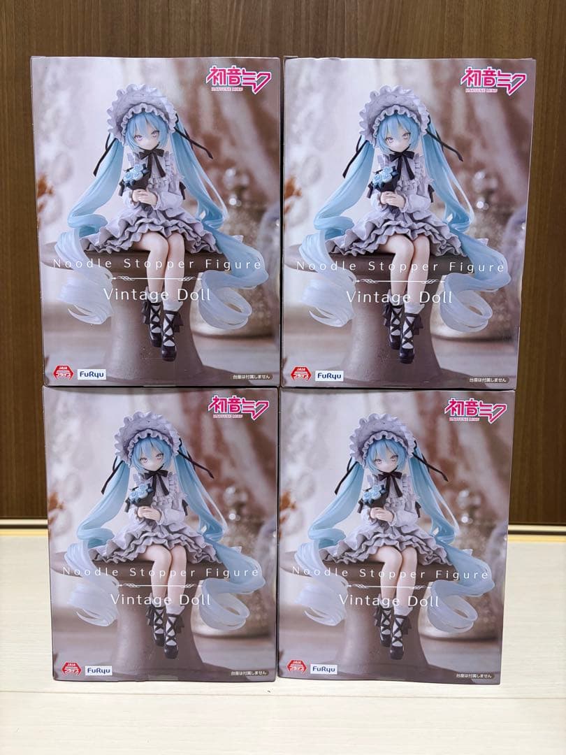 初音ミク　ぬーどるストッパーフィギュア　ヴィンテージドール　4個セット