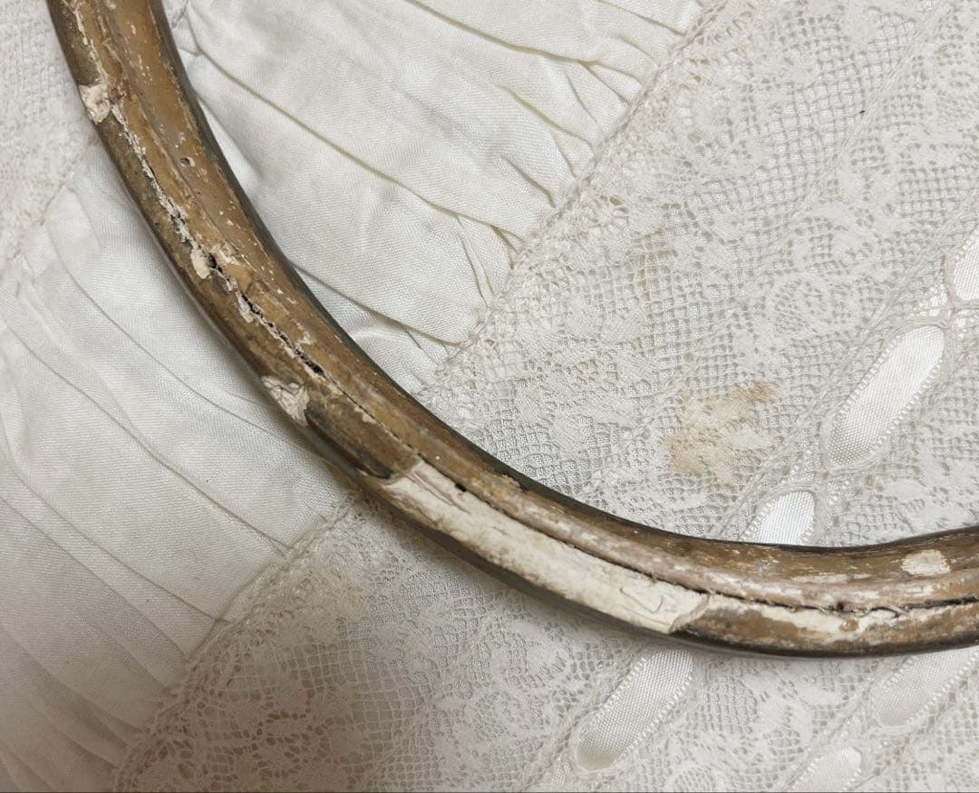 フランスアンティークリボン額