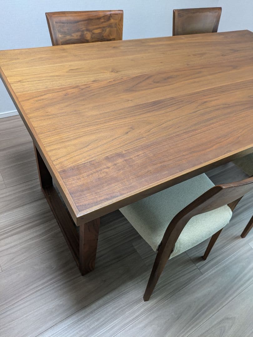 bossa-nori【ACTUS】木製ダイニングテーブルウォルナット 4脚