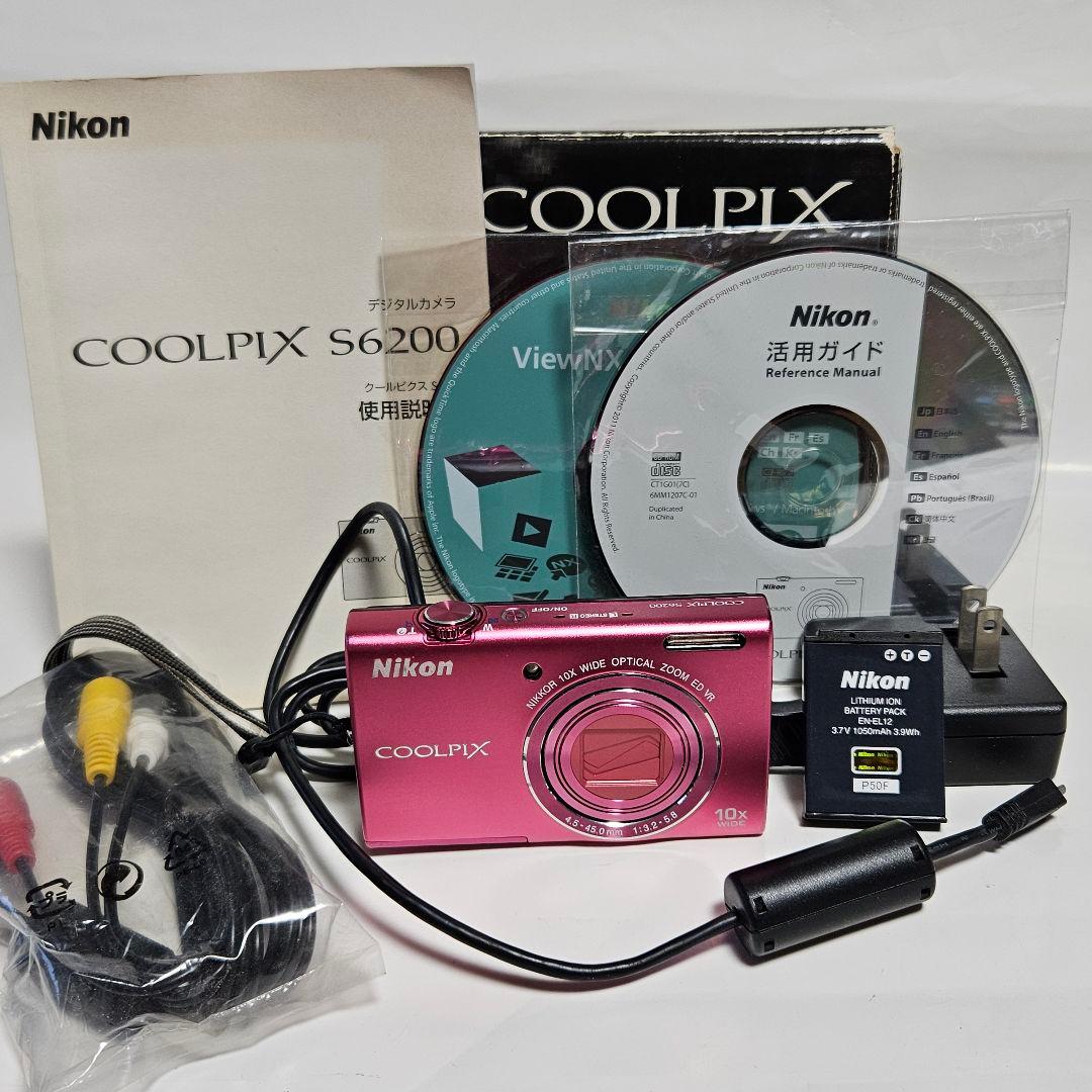 コンパクトデジカメ Nikon coolpix s6200 作動品 綺麗 11.