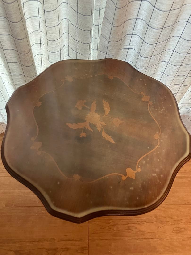 SALE イタリア製 アンティーク 象嵌細工 コーヒーテーブル USED品