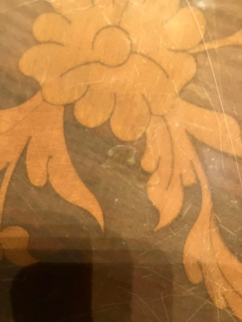 SALE イタリア製 アンティーク 象嵌細工 コーヒーテーブル USED品