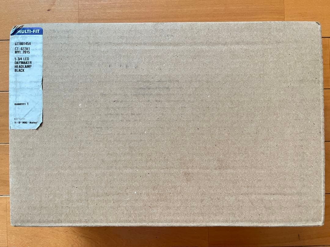 67700145A ハーレー純正 LEDヘッドライト ブラック 未使用品